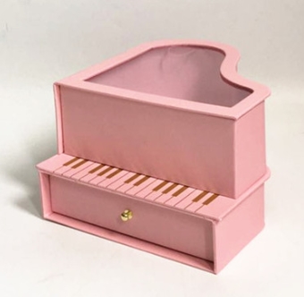 Luxury Piano Flower Box with Chocolate Drawer for Valentine's Day Gifts - 图片 5