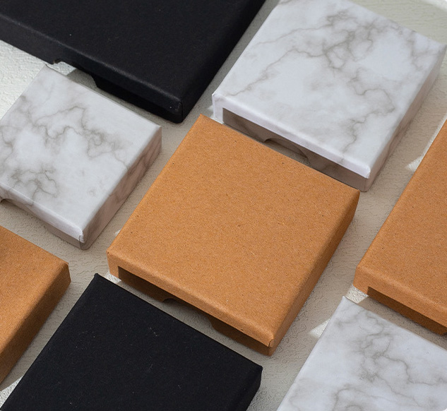 Kraft Paper Minimalist Jewelry Packaging Box - 图片 4