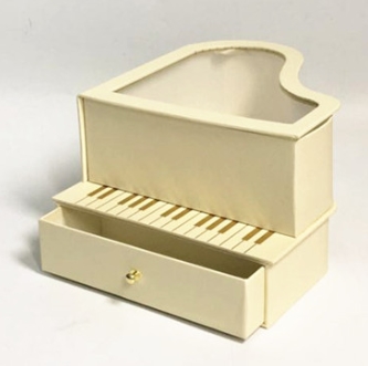 Luxury Piano Flower Box with Chocolate Drawer for Valentine's Day Gifts - 图片 6