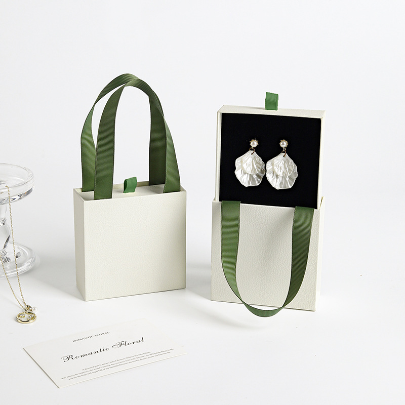 Chic Small Jewelry Packaging Box - Handheld Drawer Gift Box - 图片 4