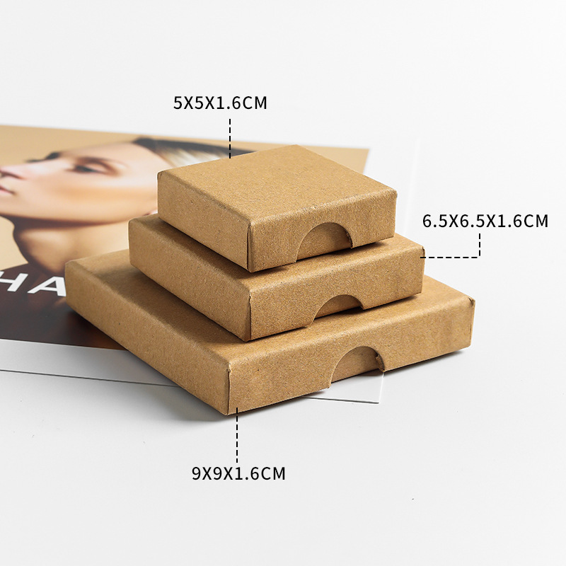 Kraft Paper Minimalist Jewelry Packaging Box