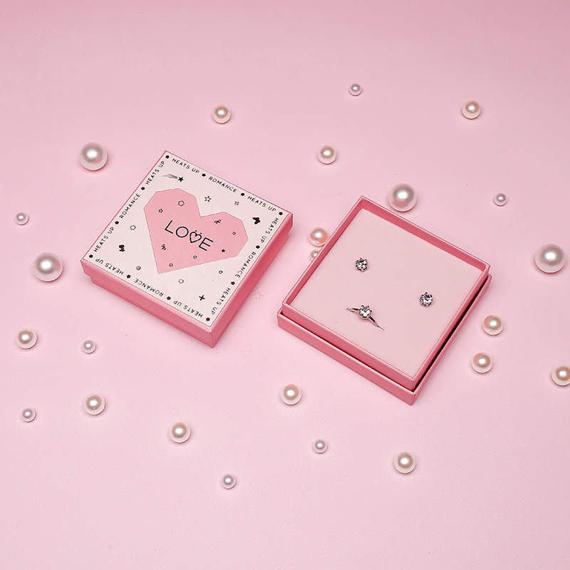 Luxury Heart Design Jewelry Gift Box for Rings, Necklaces and Earrings - 图片 4
