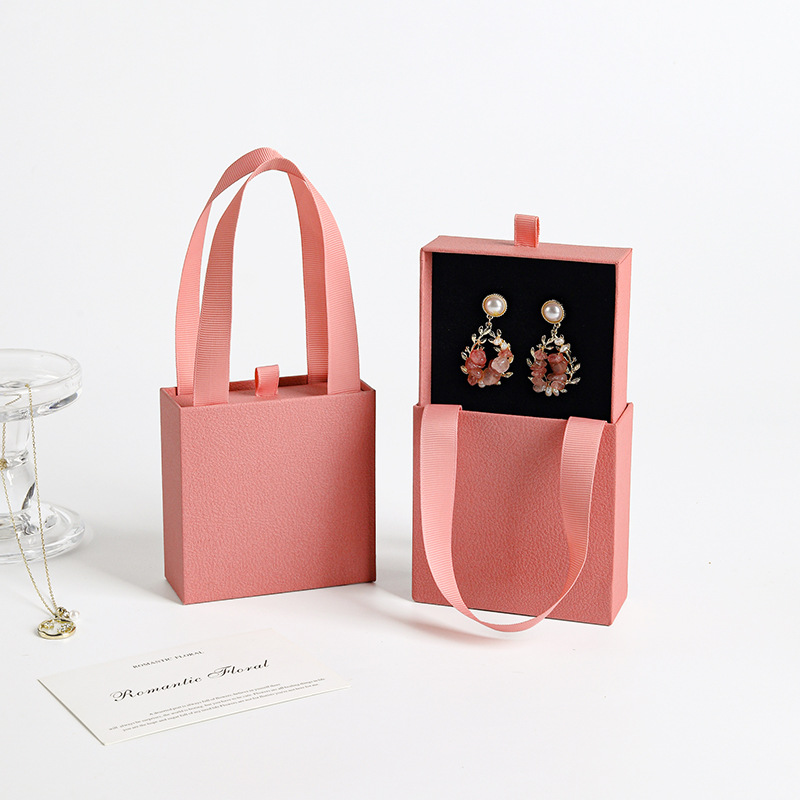 Chic Small Jewelry Packaging Box - Handheld Drawer Gift Box - 图片 5