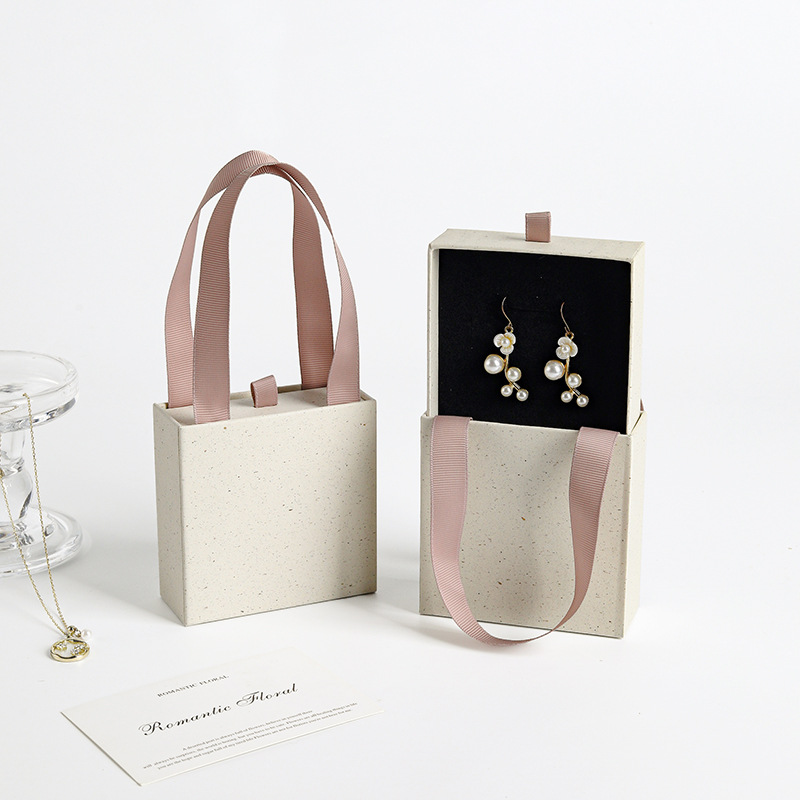 Chic Small Jewelry Packaging Box - Handheld Drawer Gift Box - 图片 7