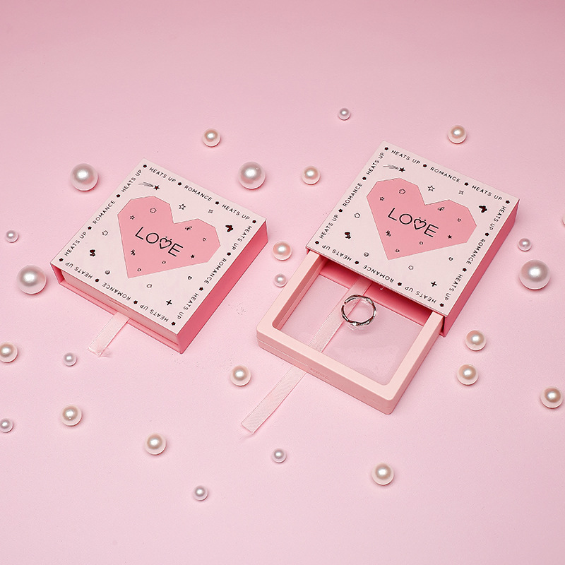Luxury Heart Design Jewelry Gift Box for Rings, Necklaces and Earrings - 图片 7