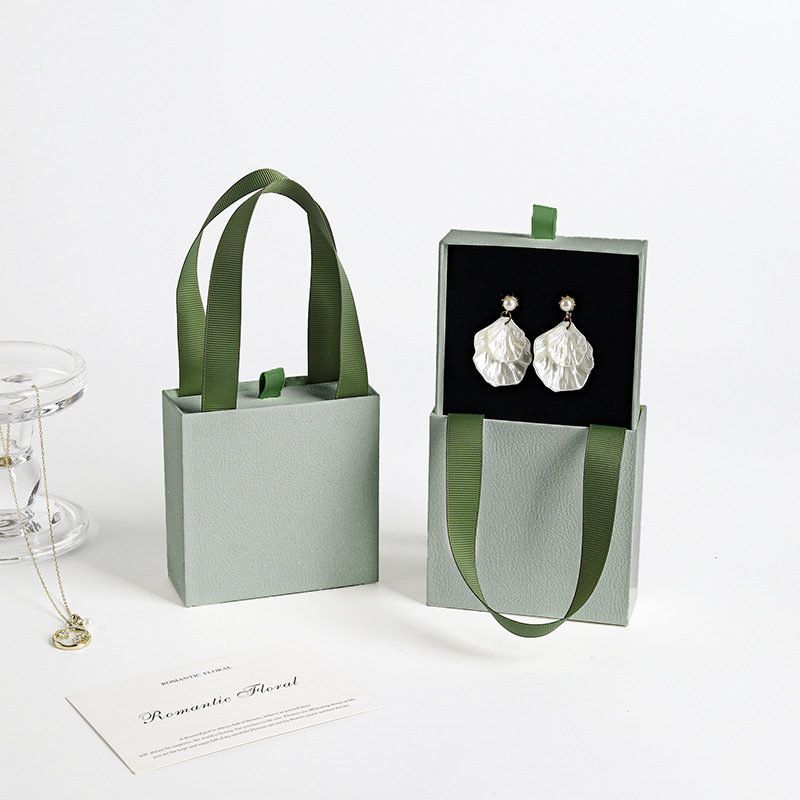 Chic Small Jewelry Packaging Box - Handheld Drawer Gift Box - 图片 11