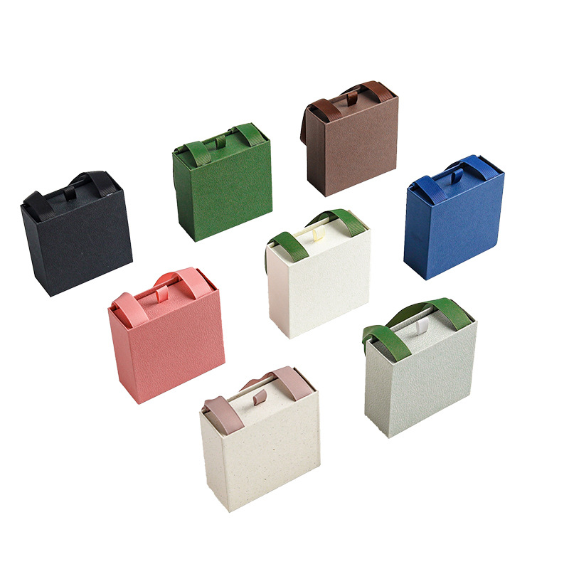 Chic Small Jewelry Packaging Box – Handheld Drawer Gift Box