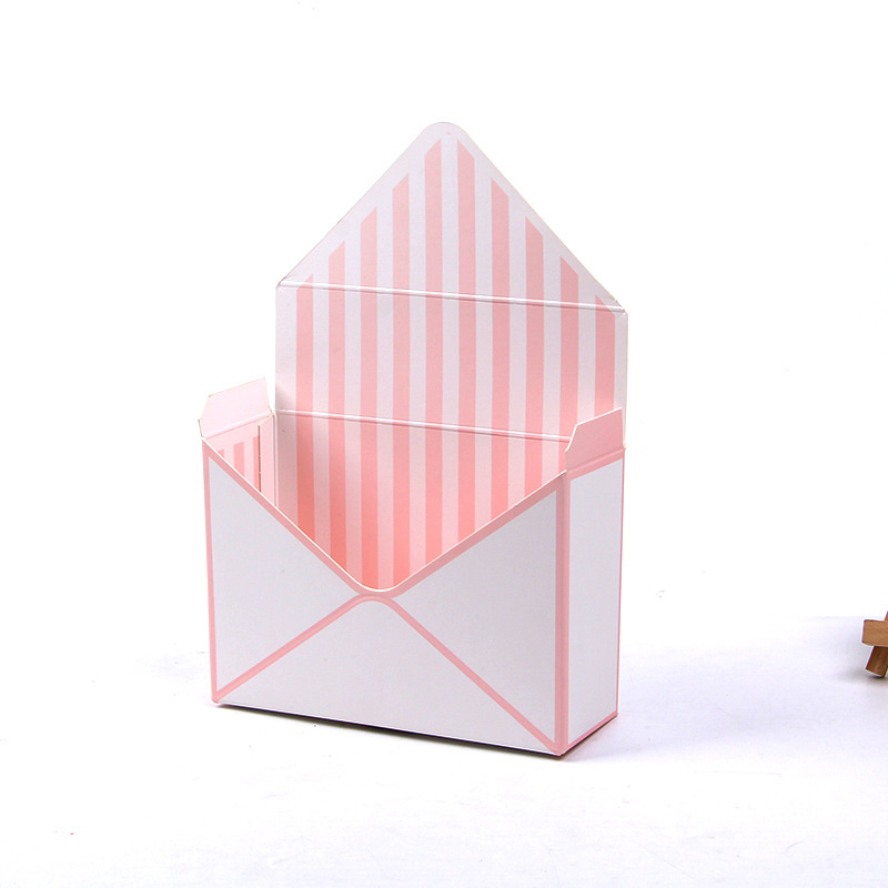 Envelope Flower Box with Patterned Lining, Luxury Floral Packaging Wholesale - 图片 10