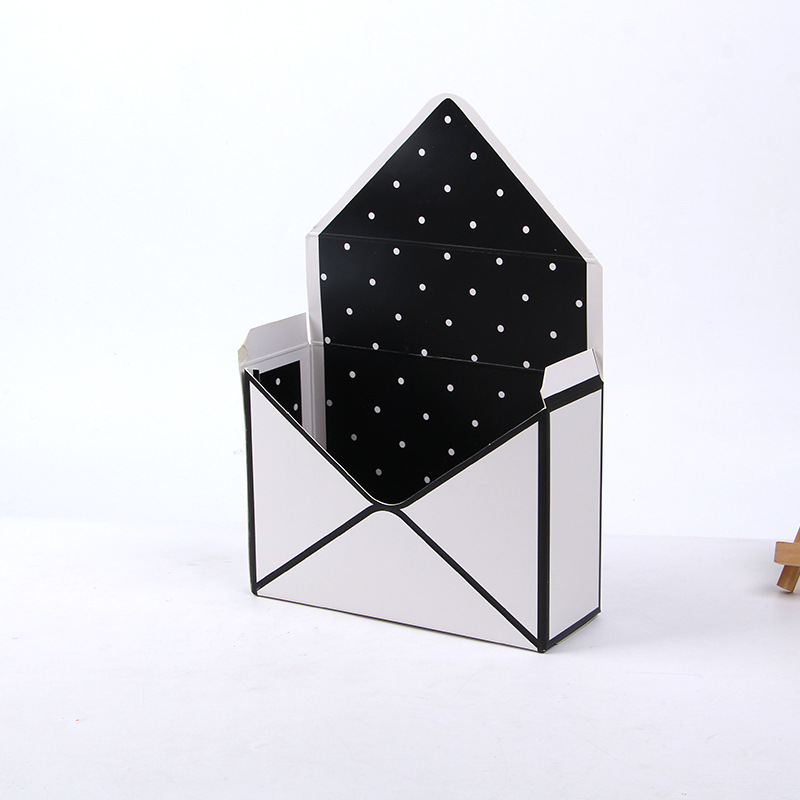 Envelope Flower Box with Patterned Lining, Luxury Floral Packaging Wholesale - 图片 11