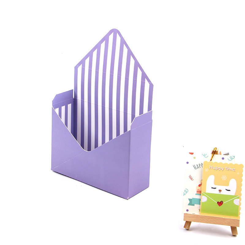 Envelope Flower Box with Patterned Lining, Luxury Floral Packaging Wholesale - 图片 17
