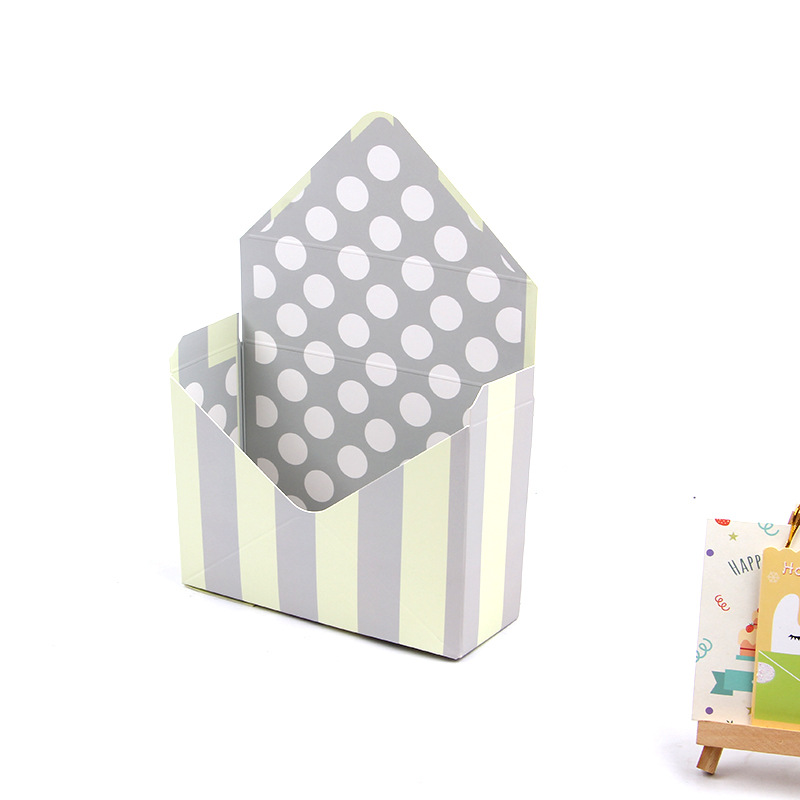 Envelope Flower Box with Patterned Lining, Luxury Floral Packaging Wholesale - 图片 7