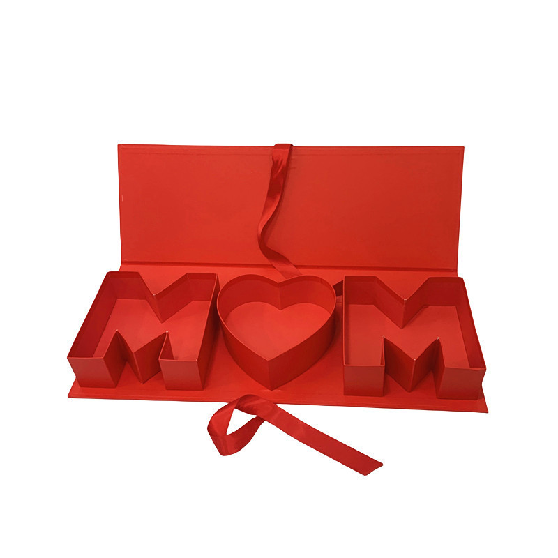 Mother's Day MOM Flower Box, Magnetic Alphabet Gift Packaging Wholesale - 图片 12