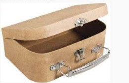 Decorative Paper Suitcase Gift Box, Cute Animal Toy Storage Box for Kids - 图片 10