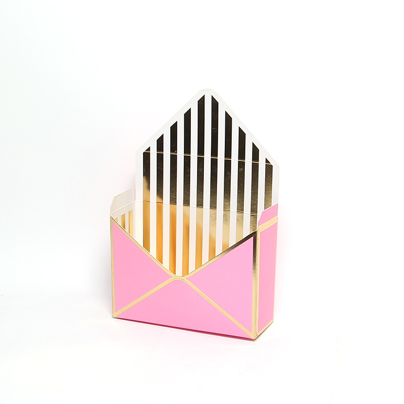 Envelope Flower Box with Patterned Lining, Luxury Floral Packaging Wholesale - 图片 24