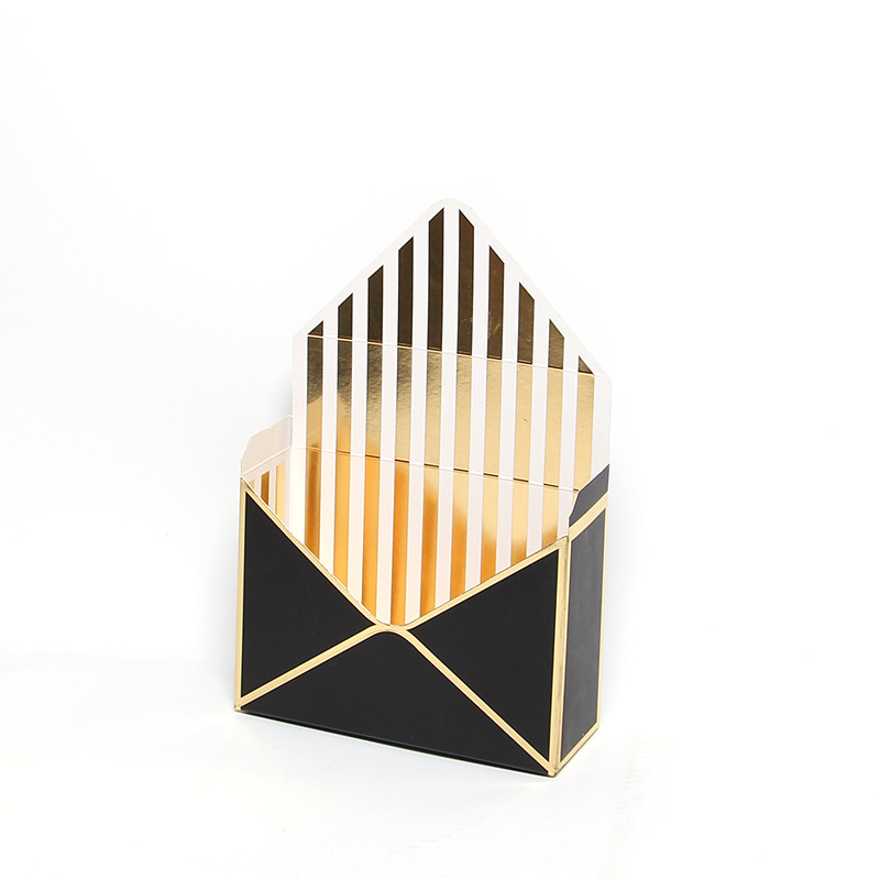 Envelope Flower Box with Patterned Lining, Luxury Floral Packaging Wholesale - 图片 26