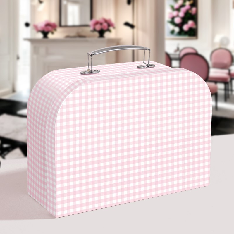 Decorative Paper Suitcase Gift Box, Cute Animal Toy Storage Box for Kids - 图片 12