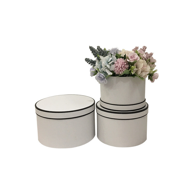 Luxury Round Nesting Gift Boxes Set of 3, Decorative Hat Box with Lid - 图片 5