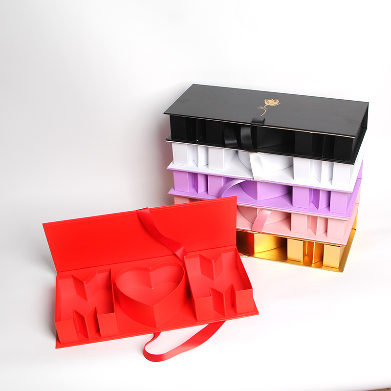 Mother’s Day MOM Flower Box, Magnetic Alphabet Gift Packaging Wholesale