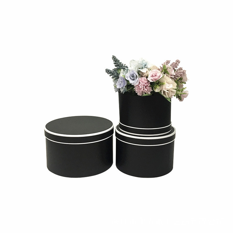 Luxury Round Nesting Gift Boxes Set of 3, Decorative Hat Box with Lid - 图片 6